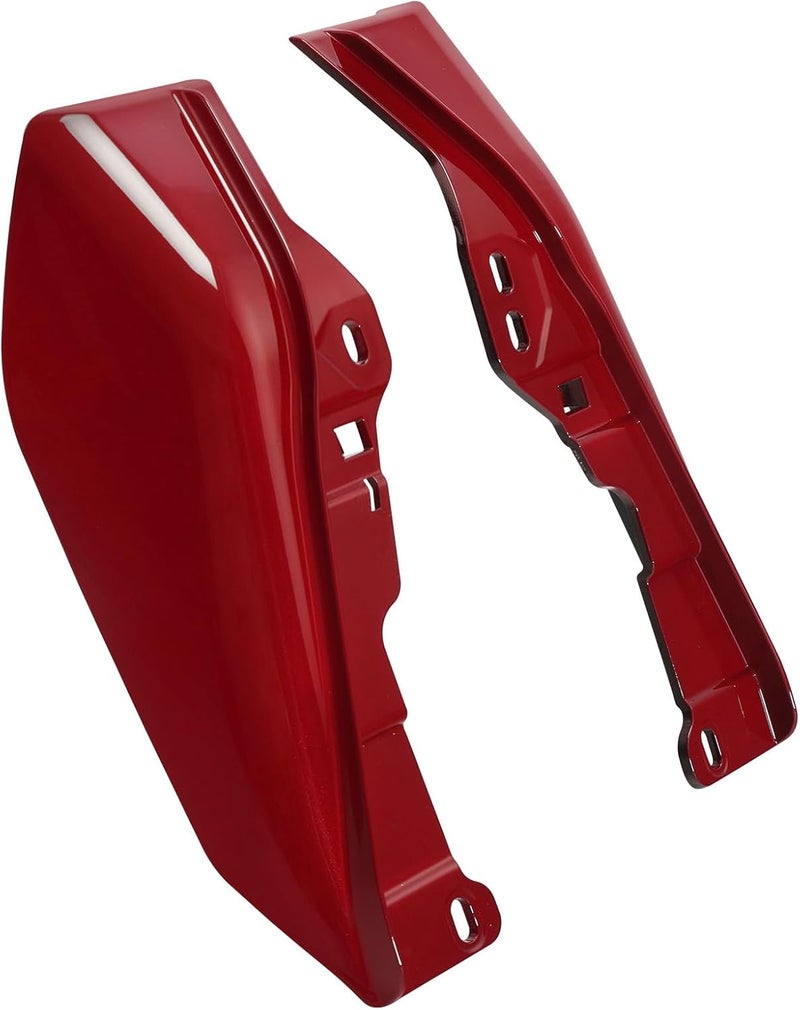 HR3 Starfire Black/Atomic Red Mid Frame Air Deflectors Heat Shield Compatible with 2017 CVO Street Glide FLHXSE Fit for 2009-later Road King Road Glide Street Glide Electra Glide Ultra Limited - Image 5